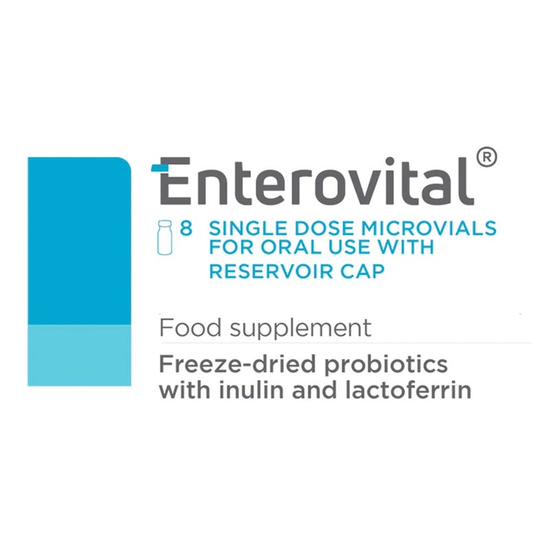 Enterovital Freeze-dried Probiotics Single Dose Micro Vials 10ml 8's