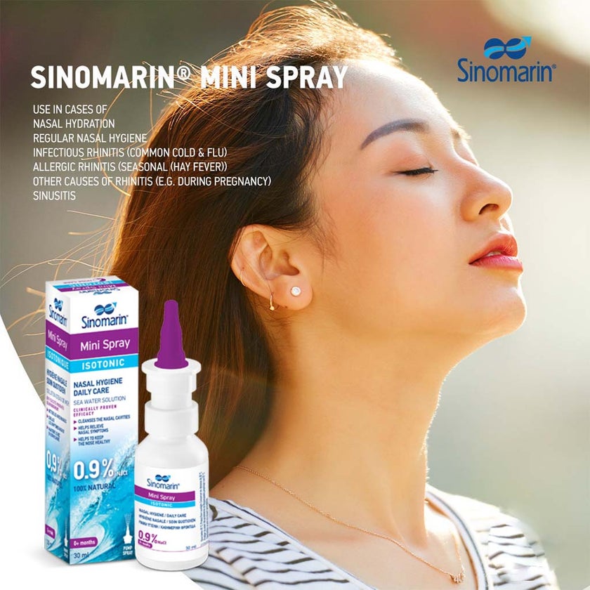 Sinomarin Natural Hygiene Daily Care Isotonic Mini Nasal Spray 30ml