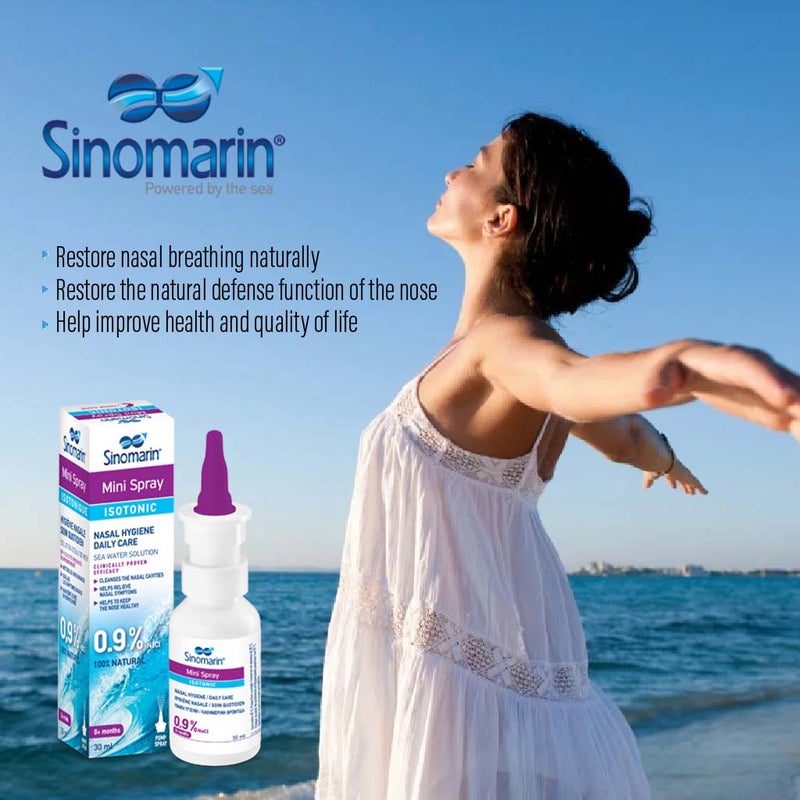 Sinomarin Natural Hygiene Daily Care Isotonic Mini Nasal Spray 30ml