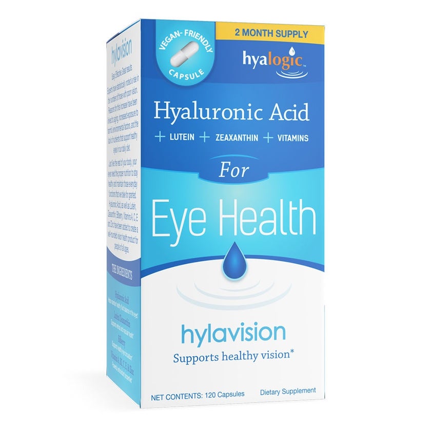 Hyalogic Hylavision Hyaluronic Acid Capsule For Eye Health, Pack of 120's