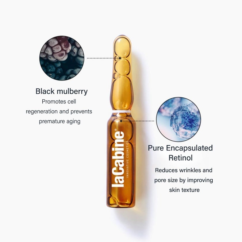 LaCabine Pure Retinol Facial Ampoule 2ml, Pack of 10's