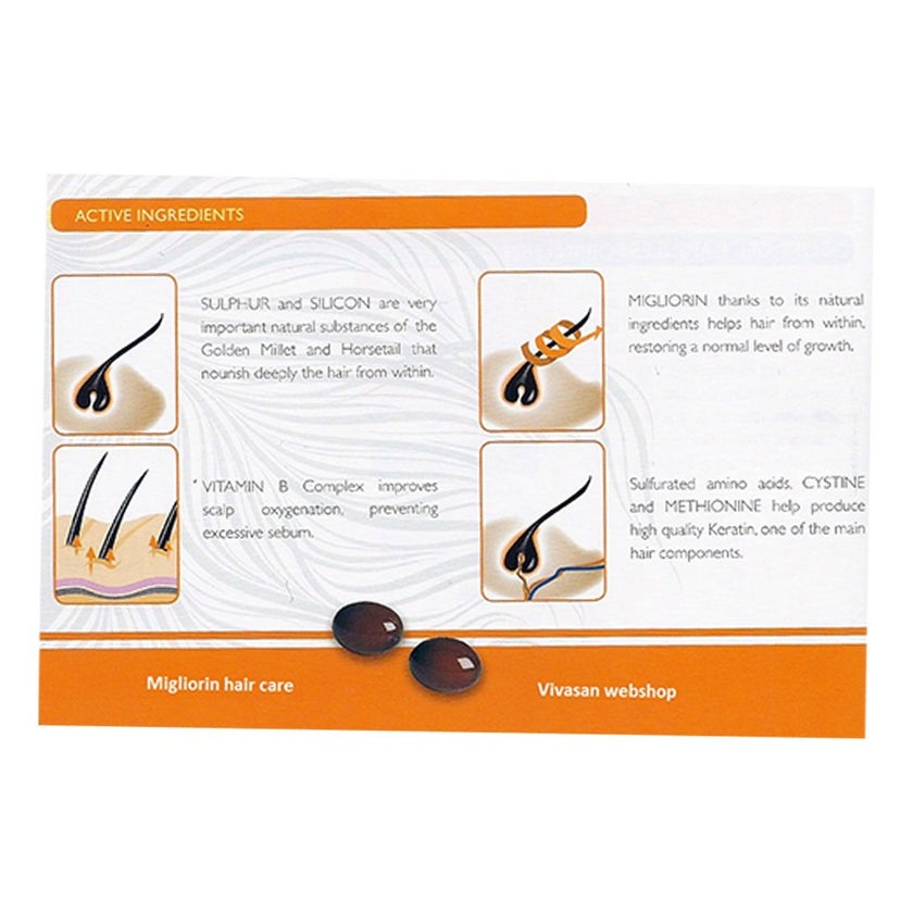 Migliorin Alcohol Free Spray 125ml + Shampoo 200ml + Cleansing Conditioner 100ml, Hair Loss Prevention PROMO PACK