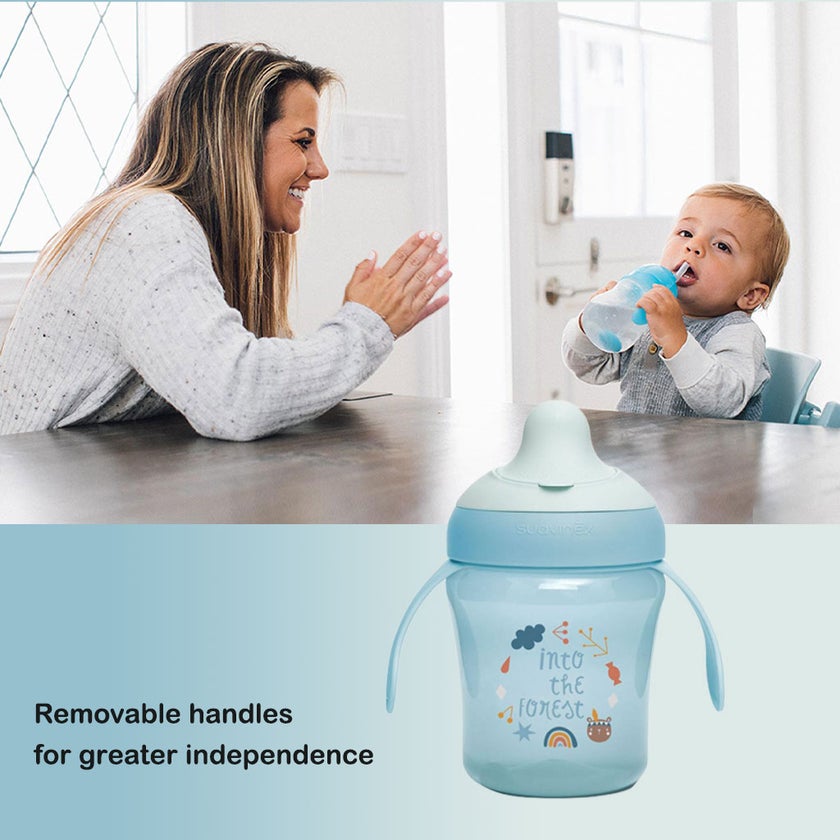 Suavinex Learning Cup Forest Blue For Babies L3