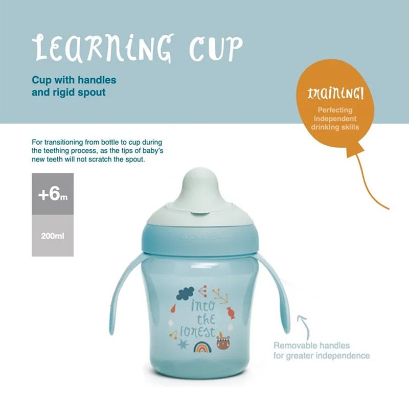 Suavinex Learning Cup Forest Blue For Babies L3