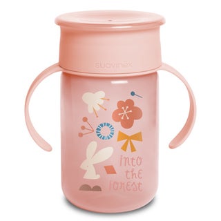 Suavinex 360 Degrees Trainer Cup Forest Pink For Babies L3