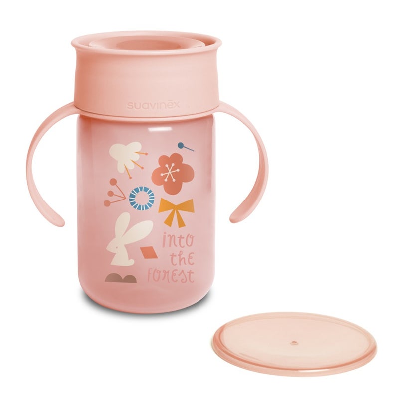 Suavinex 360 Degrees Trainer Cup Forest Pink For Babies L3