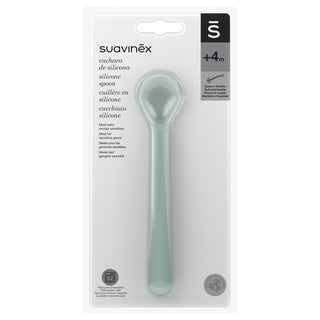 Suavinex Hygge Baby Silicone Spoon Green 1's