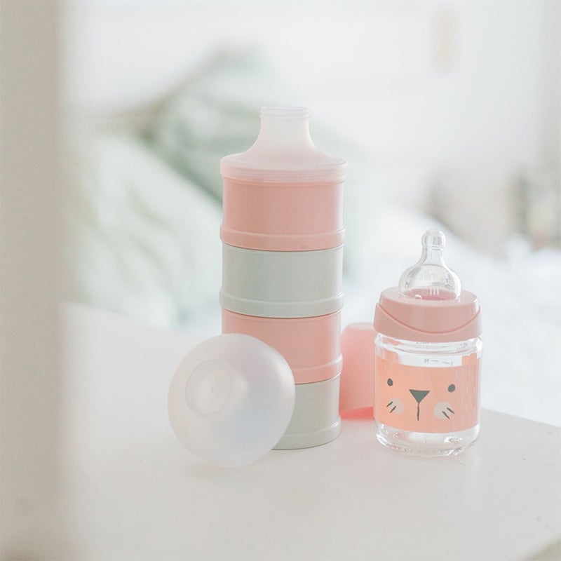 Suavinex Hygge Baby Milk Powder Container - Pink, Pack of 1's