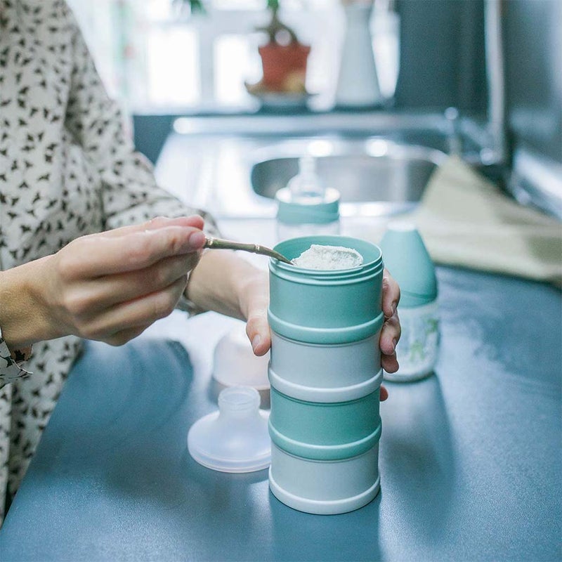Suavinex Hygge Baby Milk Powder Container - Green, Pack of 1's