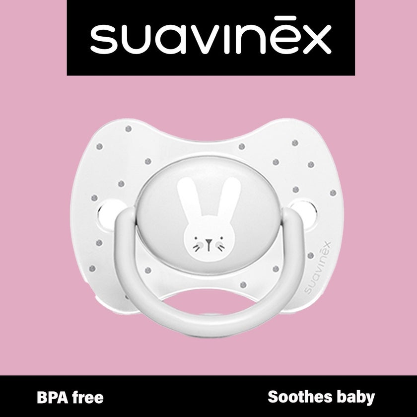 Suavinex Premium Physiological Soother Grey Rabbit 18 Months