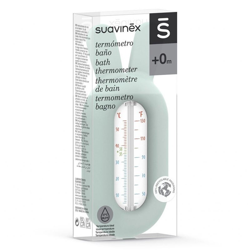 Suavinex Hygge Baby Bathing Thermometer Green