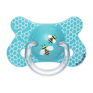 Suavinex Fusion Soother Anatomical Honeycomb Blue For 4-18 Month Babies