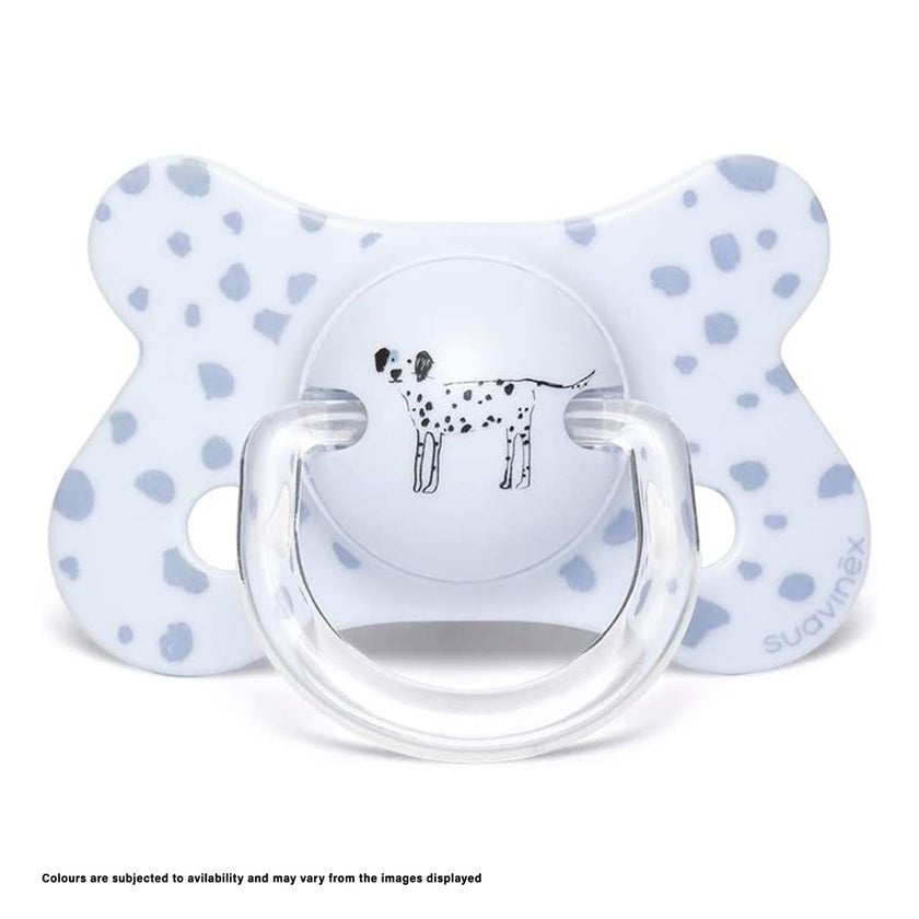 Suavinex Physiological Fusion Soother For 18+ Months Baby - Dogs, Assorted Pack of 2's