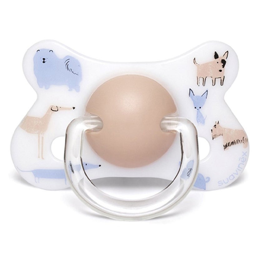 Suavinex Physiological Fusion Soother For 18+ Months Baby - Dogs, Assorted Pack of 2's