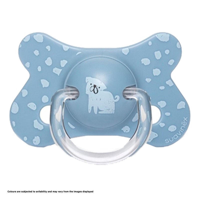 Suavinex Physiological Fusion Soother For 18+ Months Baby - Dogs Blue Green, Pack of 2's