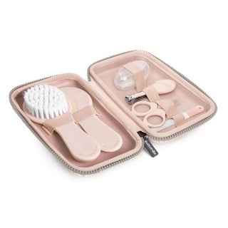 Suavinex Complete Portable Essential Care & Grooming Manicure Set For Baby, Pink, Pack of 6 Pieces