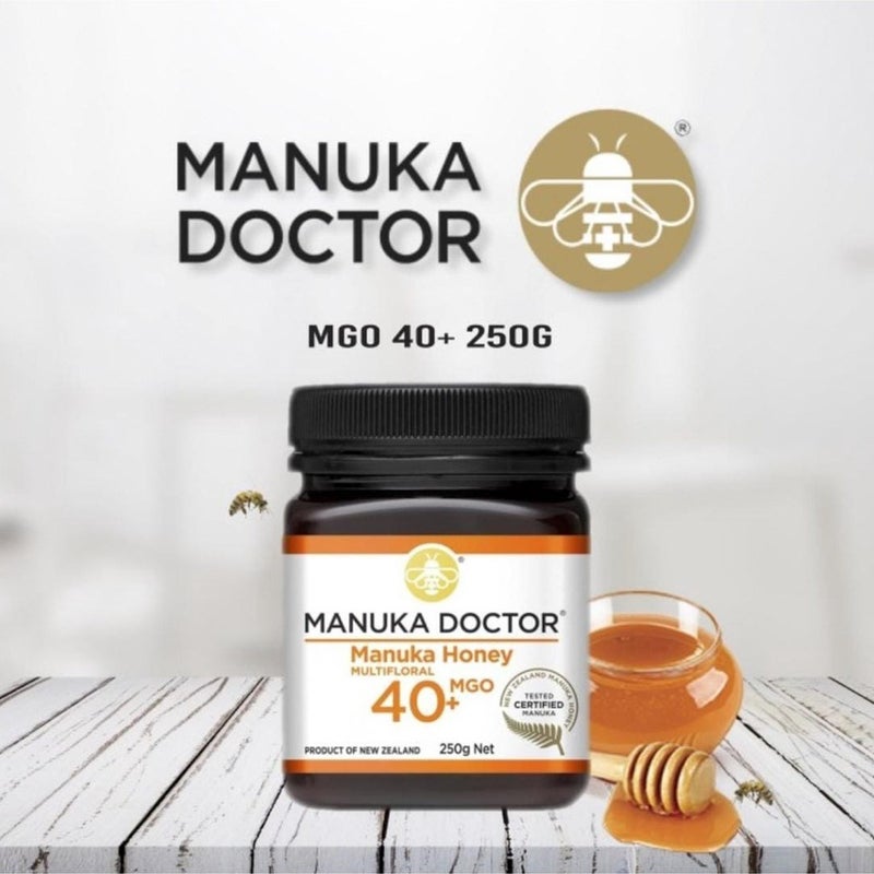 Manuka Doctor Multifloral MGO 40+ Manuka Honey 250gm