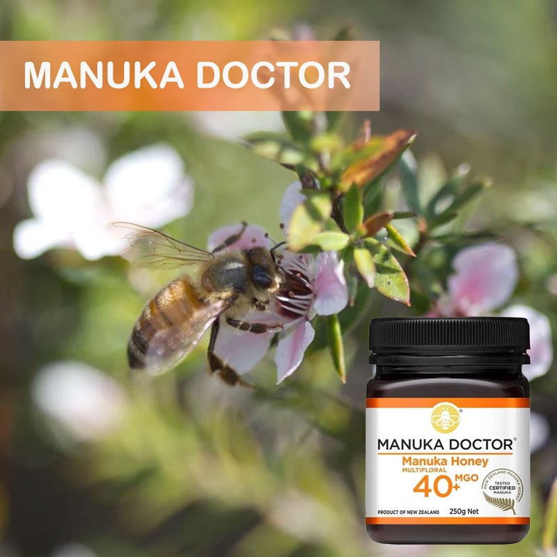 Manuka Doctor Multifloral MGO 40+ Manuka Honey 250gm