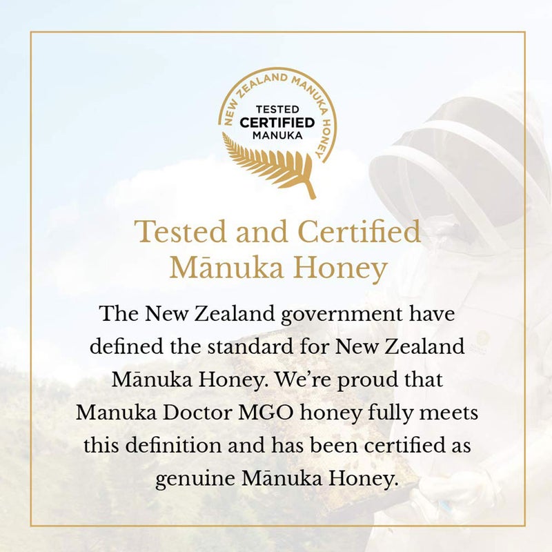 Manuka Doctor UMF 12+ MGO 350+ Manuka Honey 250gm