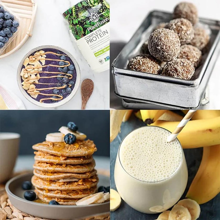 PlantFusion Complete Plant Protein Powder Natural - No Stevia 1Lbs