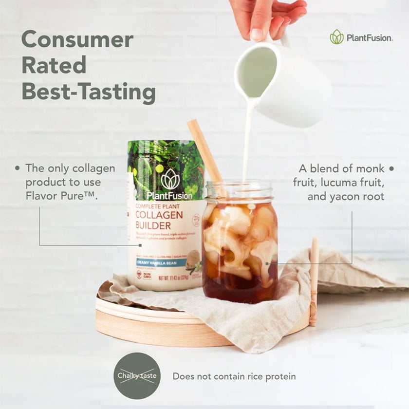 PlantFusion Complete Plant Collagen Builder Powder Creamy Vanilla Bean 324g