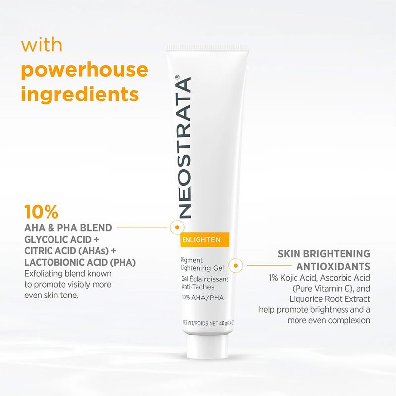 Neostrata Enlighten Pigment Lightening Gel For Dark spots and Uneven skin tone 40g
