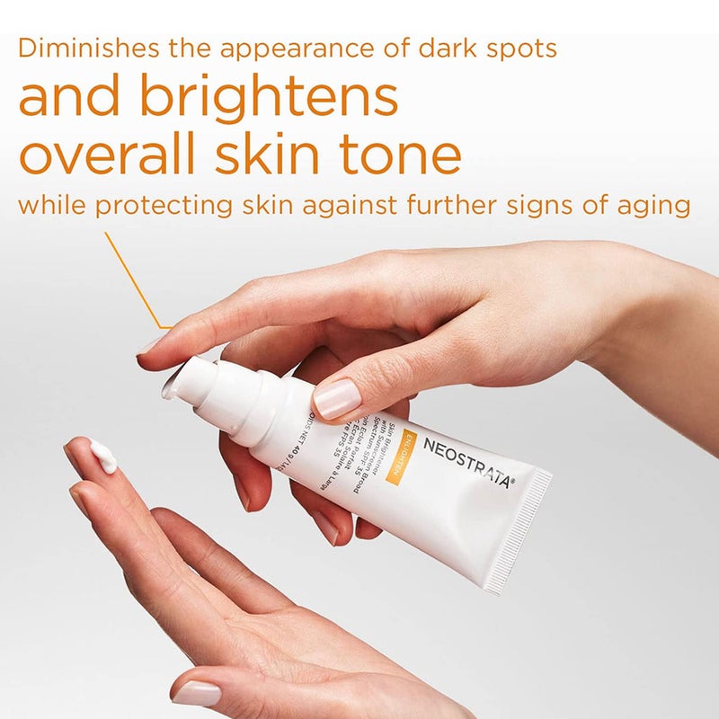 Neostrata Enlighten Facial Skin Brightener With Broad Spectrum Sunscreen SPF 35, 40g