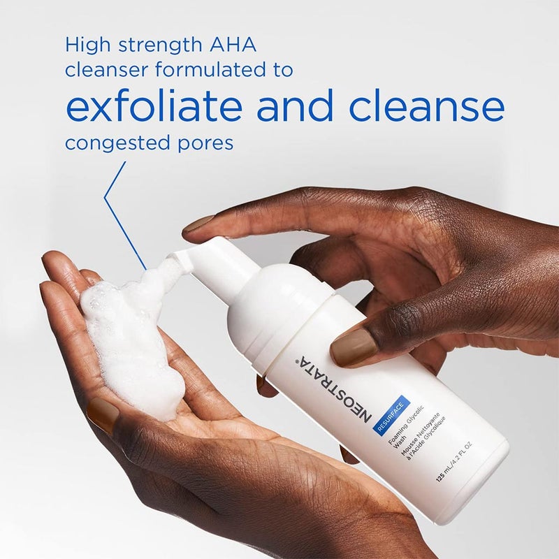 Neostrata Resurface Foaming Exfoliating Glycolic Face Wash 125ml