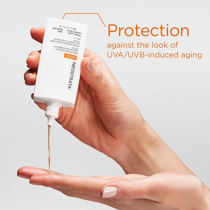Neostrata Defend Sheer Physical Protection Sunscreen SPF 50 Tinted Liquid 50ml