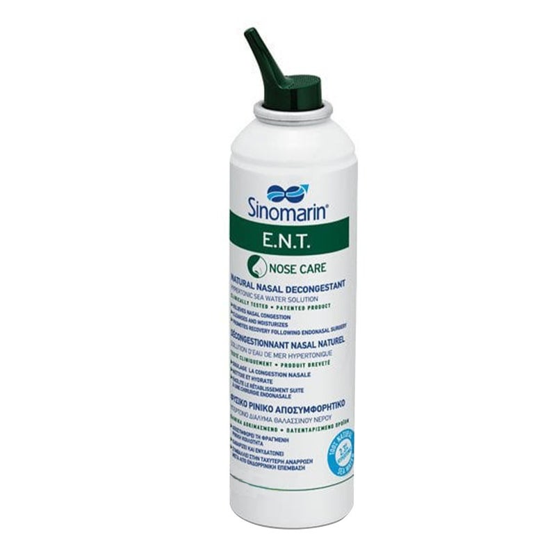 Sinomarin ENT Nose Care Hypertonic Sea Water Natural Decongestant Nasal Spray 200ml