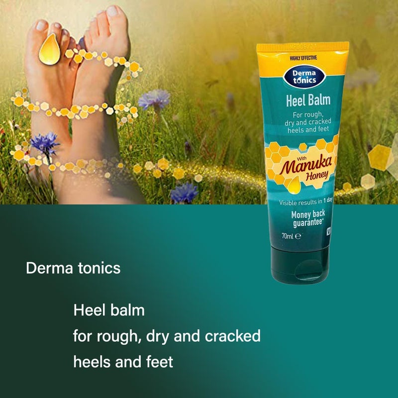 Dermatonics Heel Balm With Hydrating Manuka Honey 70ml