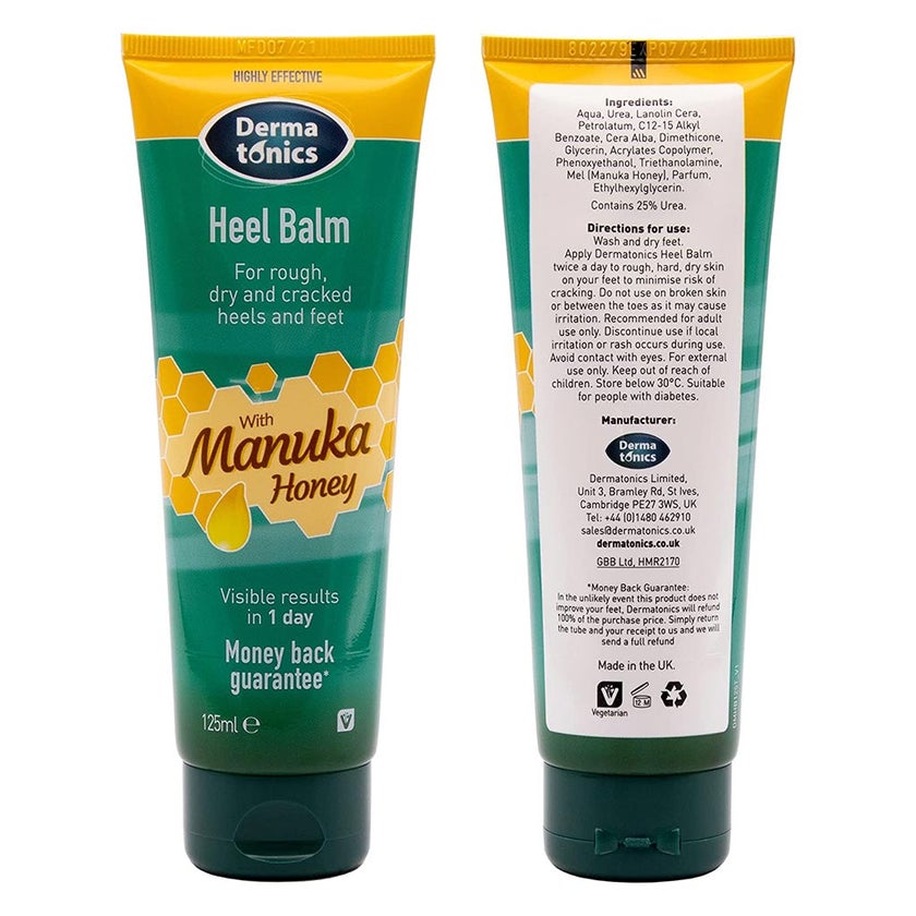 Dermatonics Heel Balm With Hydrating Manuka Honey 125ml