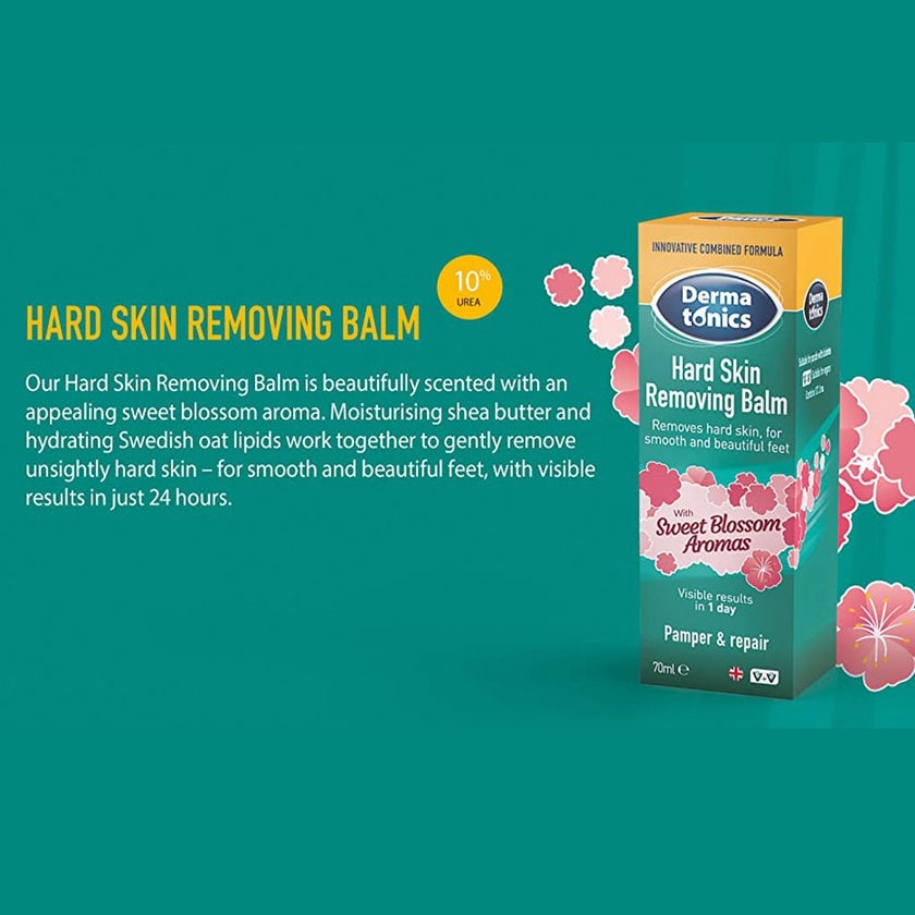 Dermatonics Hard Skin Removing Balm With Sweet Blossom Aromas 70ml