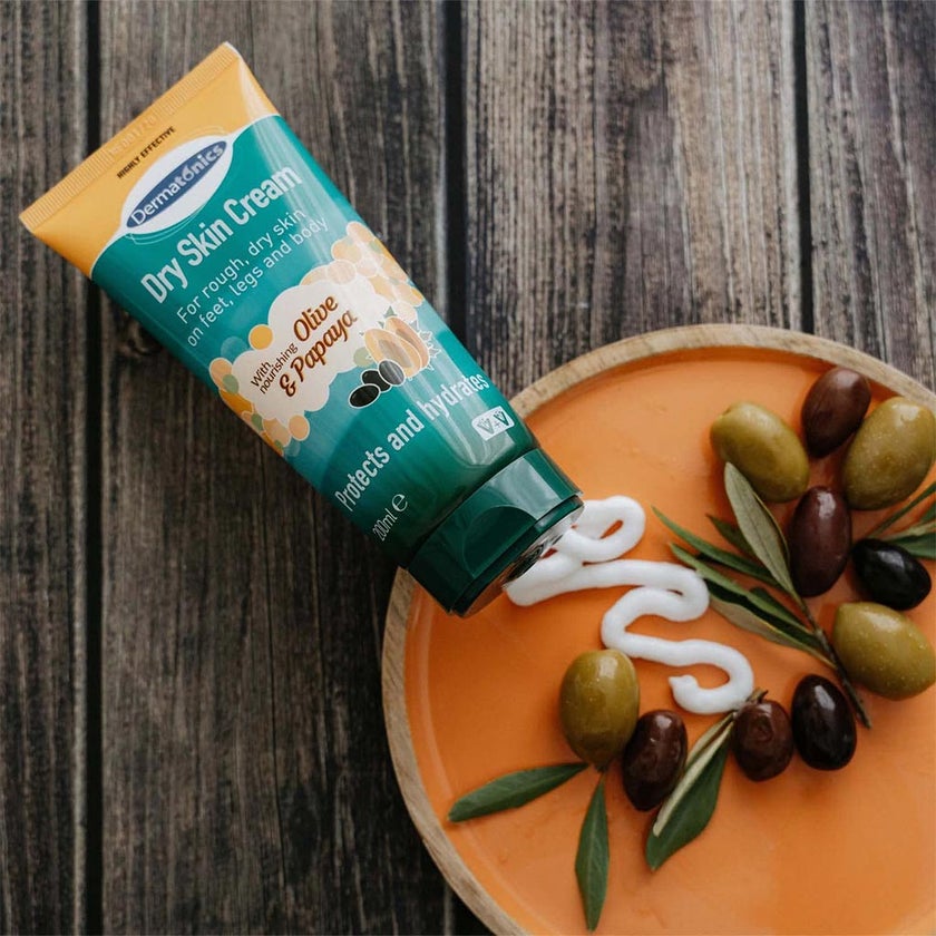 Dermatonics Dry Skin Cream With Nourishing Olive And Papaya 200ml