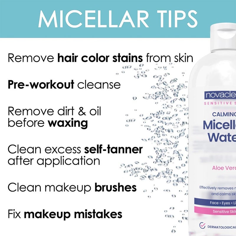 Novaclear Sensitive Skin Calming Makeup Remover Micellar Water 400ml