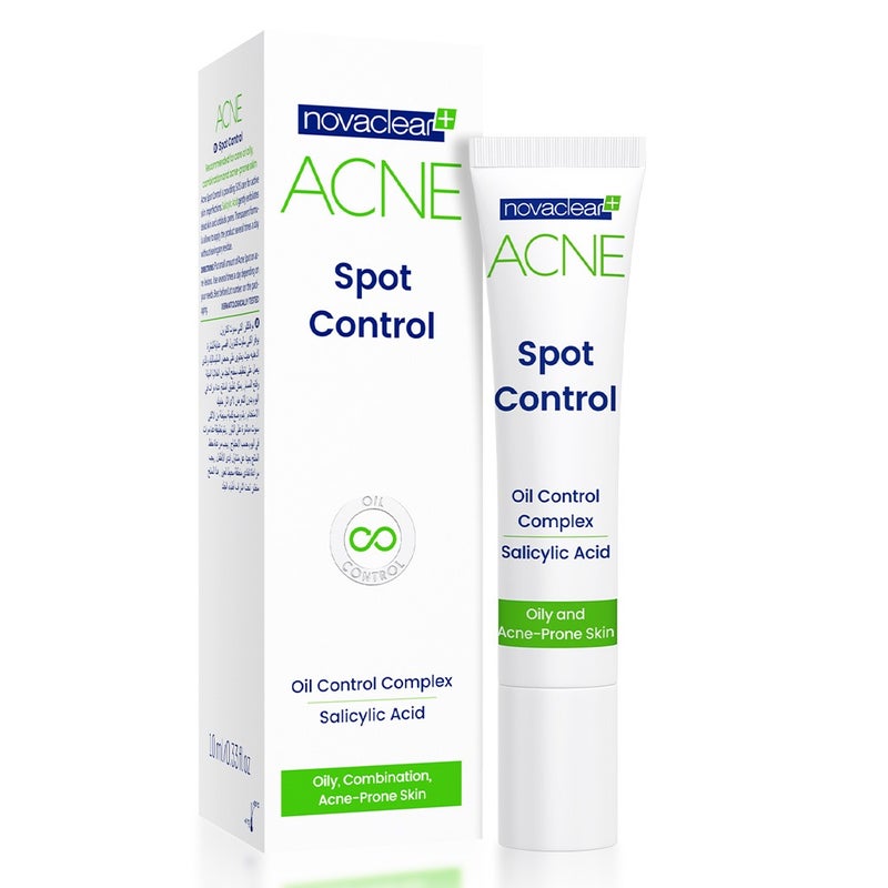 Novaclear Acne Spot Oil Control With Salicylic Acid For Oily And Acne-Prone Skin 10ml