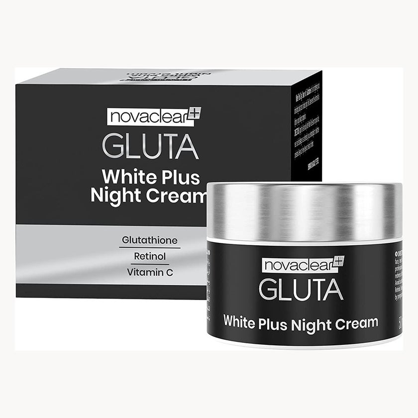 Novaclear Gluta White Plus Facial Night Cream For pigmentation and dark spots 50ml