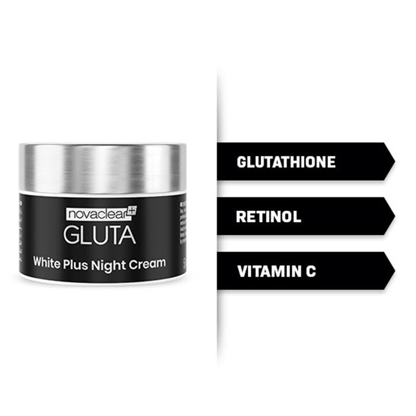 Novaclear Gluta White Plus Facial Night Cream For pigmentation and dark spots 50ml