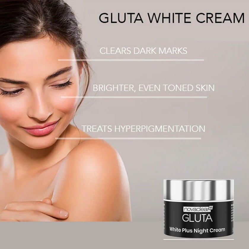 Novaclear Gluta White Plus Facial Night Cream For pigmentation and dark spots 50ml