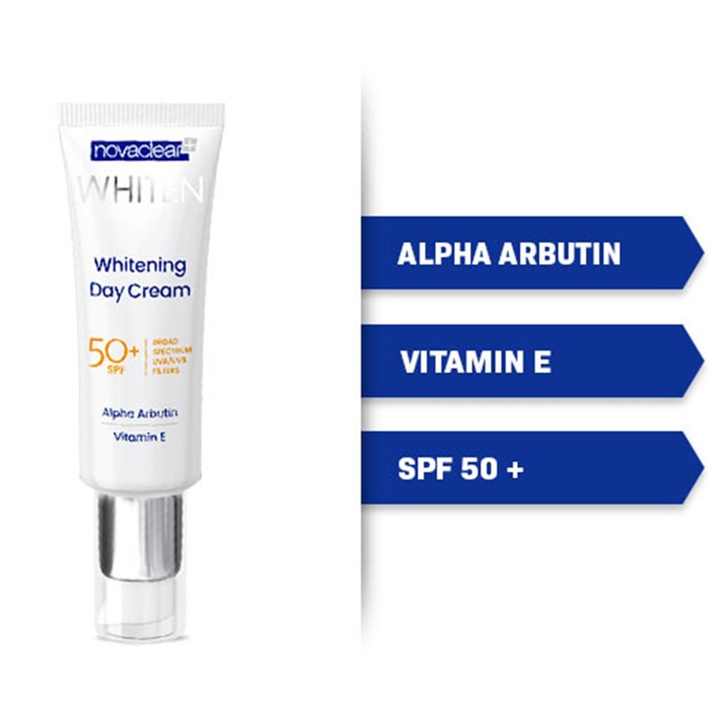 Novaclear Whitening Facial Brightening Day Cream with SPF50+, 50ml