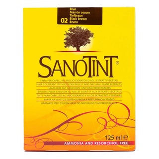 Sanotint Classic Ammonia Free Hair Color 02 Black Brown 125ml