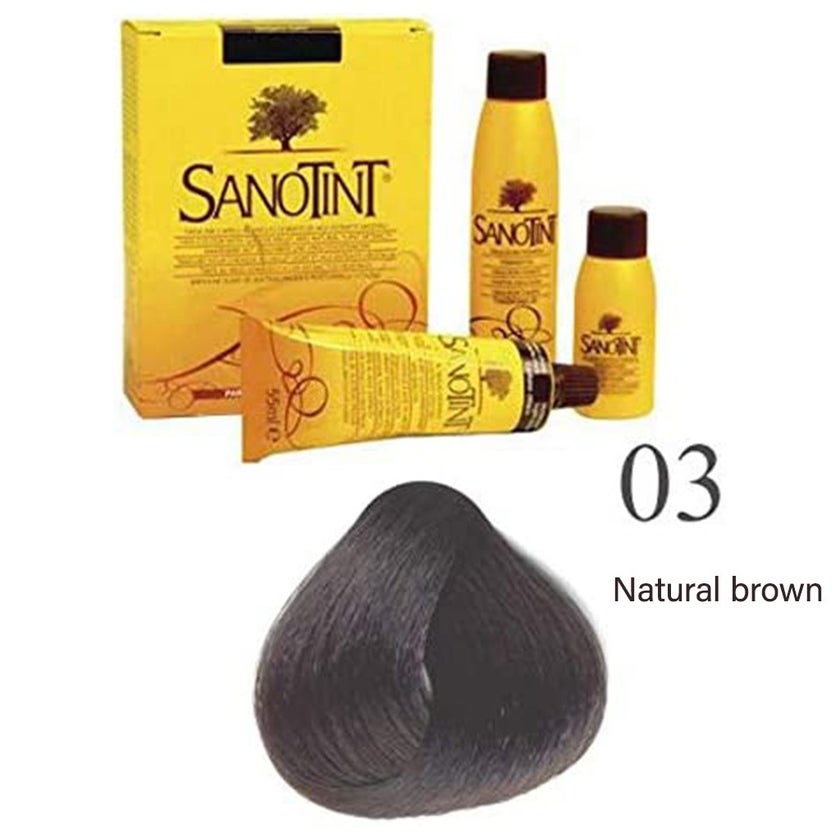 Sanotint Classic Ammonia Free Hair Color 03 Natural Brown 125ml