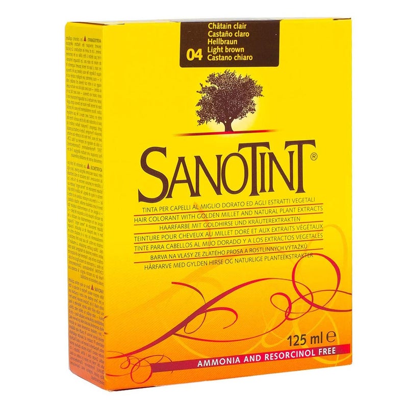Sanotint Classic Ammonia Free Hair Color 04 Light Brown 125ml