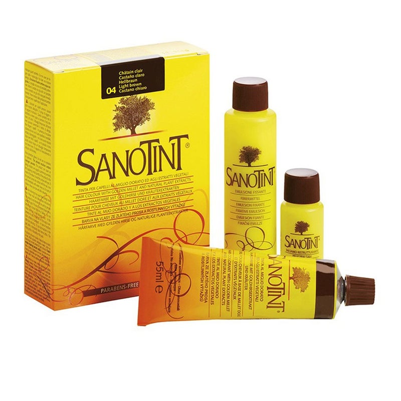 Sanotint Classic Ammonia Free Hair Color 04 Light Brown 125ml