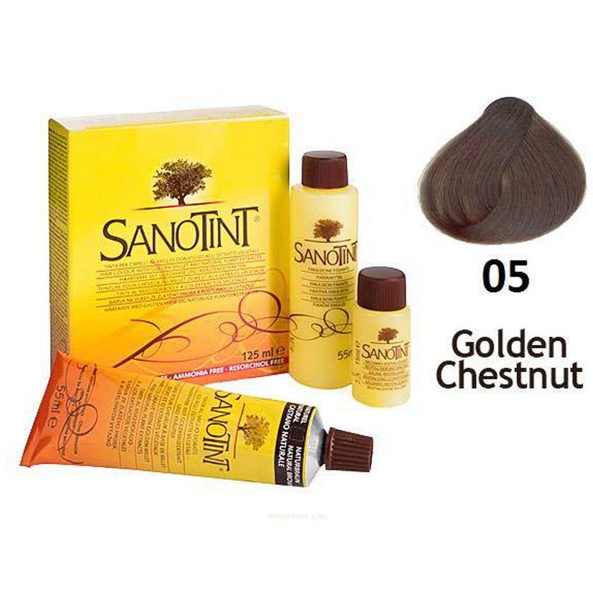 Sanotint Classic Ammonia Free Hair Color 05 Golden Chestnut 125ml