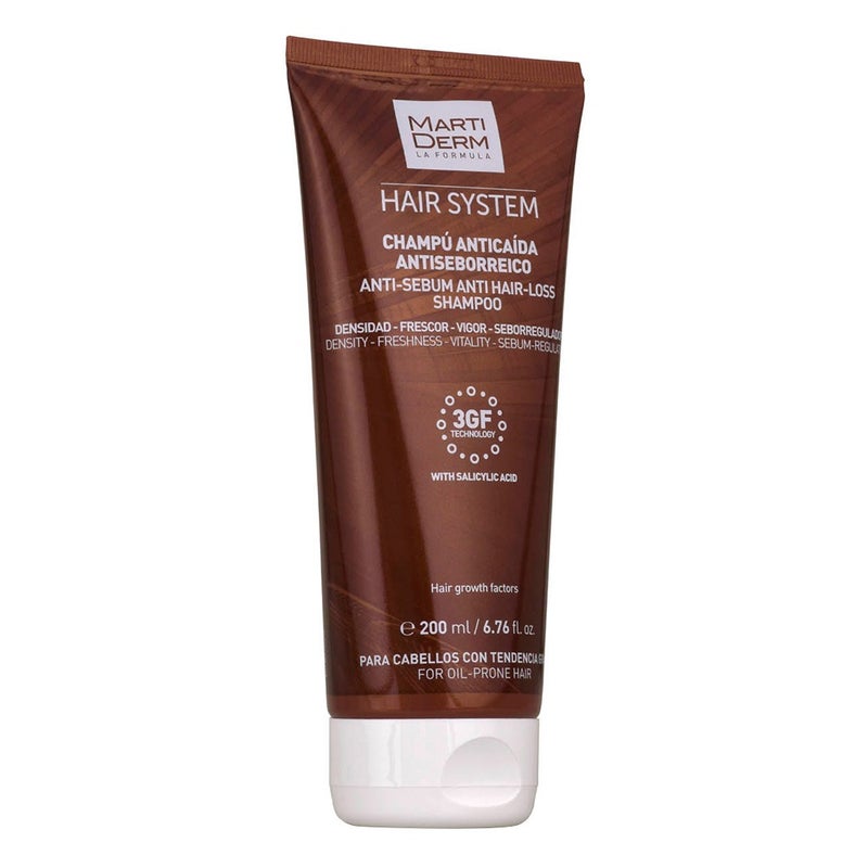 Marti Derm Hair System Antisebum Anti-Hair Loss Shampoo 200ml