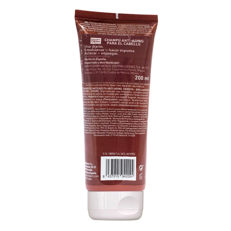 Marti Derm Hair System Antisebum Anti-Hair Loss Shampoo 200ml