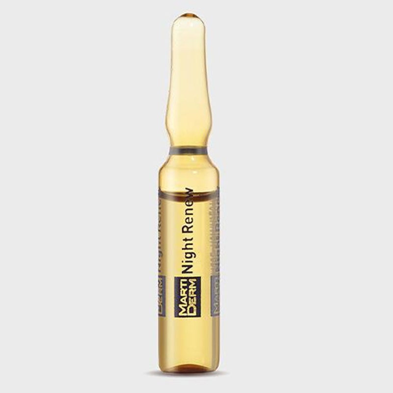 Marti Derm Platinum Night Renew Anti-aging Booster Ampules 10 × 2ml