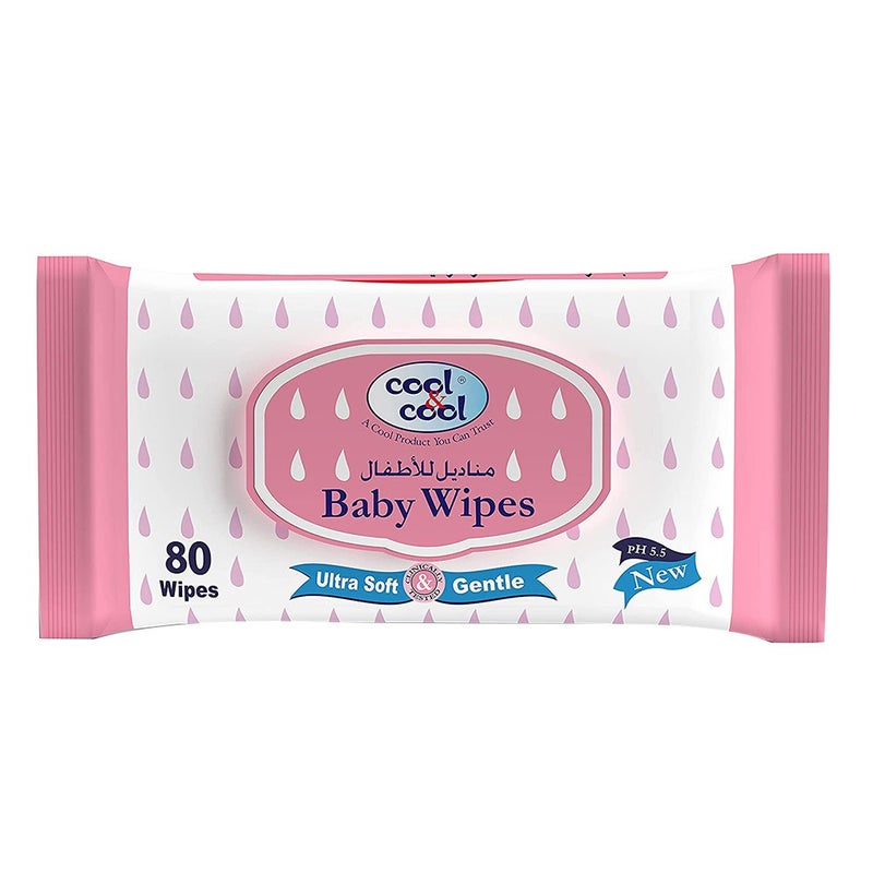 Cool & Cool Baby Wipes 80's Pack of 1's