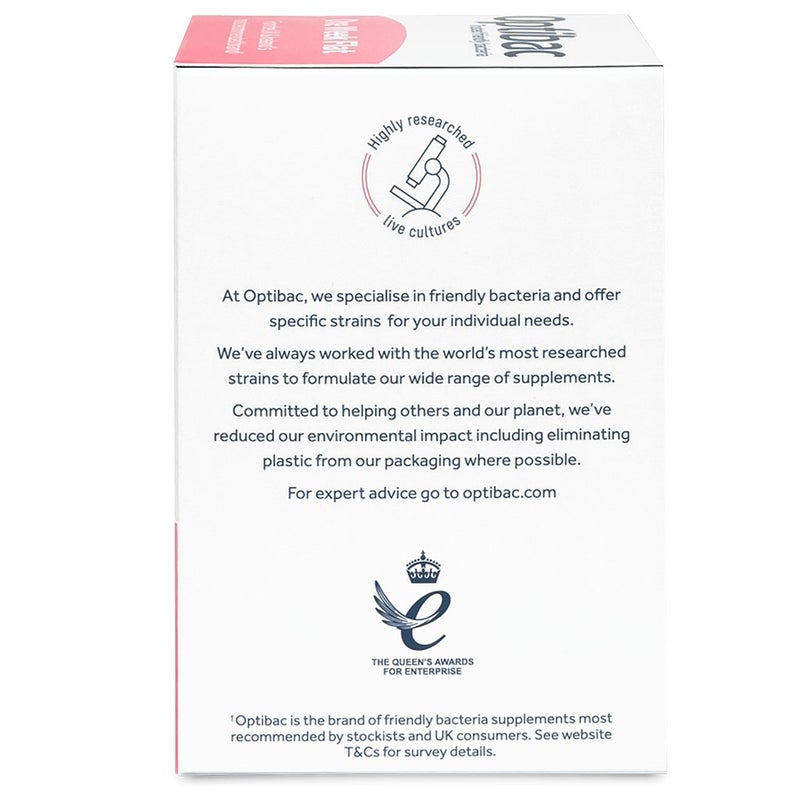 Optibac One Week Flat Probiotics Sachets 28's